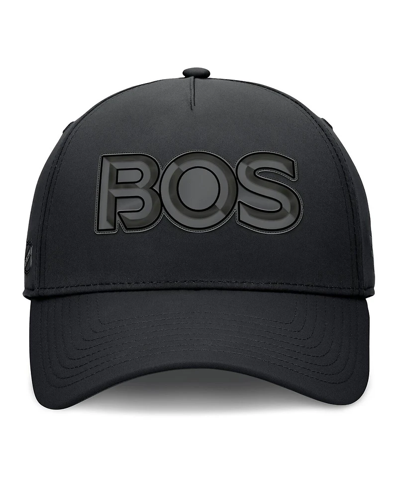 Fanatics Men's Black Boston Bruins Authentic Pro Road Team Code Flex Hat