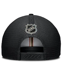 Fanatics Men's Black Anaheim Ducks Authentic Pro Home Ice Trucker Adjustable Hat