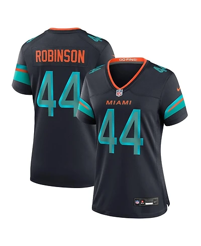 Nike Women's Chop Robinson Pitch Blue Miami Dolphins 2025 Rivalries Collection Game Jersey