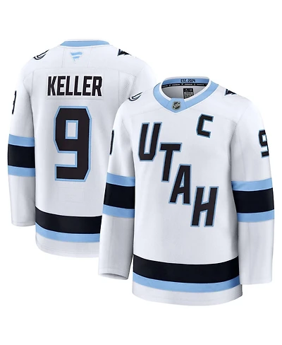 Fanatics Men's Clayton Keller White Utah Mammoth Away Premium Player Jersey
