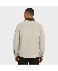 Fanatics Men's Nfl x Darius Rucker Collection by Tan Houston Texans Midweight Canvas Full-Button Jacket