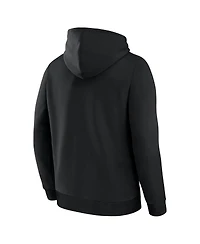 Fanatics Men's Black Chicago Blackhawks Centennial Legacy Fleece Pullover Hoodie
