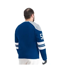 G-iii Sports by Carl Banks Men's Royal Indianapolis Colts Adaptive Lord Stanley Crewneck Sweatshirt