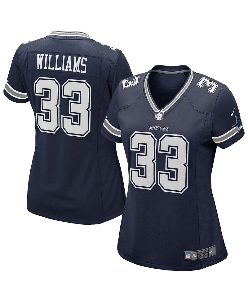 Nike Women's Javonte Williams Navy Dallas Cowboys Team Game Jersey
