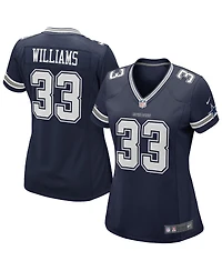 Nike Women's Javonte Williams Navy Dallas Cowboys Team Game Jersey