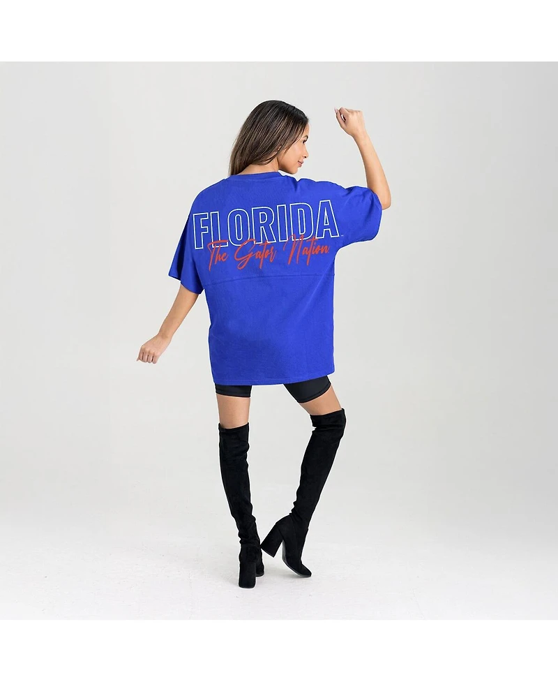 Gameday Couture Women's Royal Florida Gators Oversized Back at Ya T-Shirt