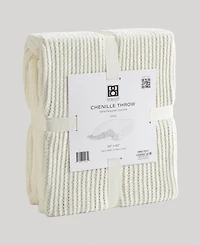 Bebejan Chenille Throw Blanket 50"W X 60"L