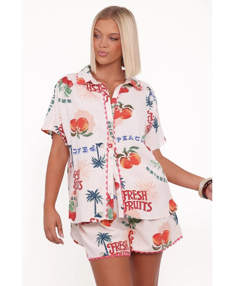 Petal and Pup Women's Lars Shorts - Tutti Frutti