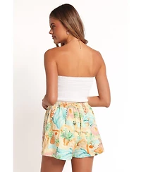 Petal and Pup Women's Caspian Short - Golden Palm