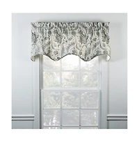 Ellis Curtain Artissimo D.Filler 3" Rod Pocket Self Cord Bottom Edge Valance for Windows 50" x 15" Mist