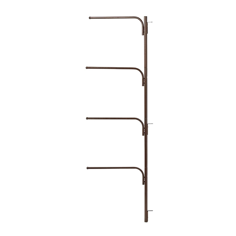 Household Essentials Hinge-It Clutterbuster Family Towel Bar, Bronze