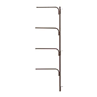 Household Essentials Hinge-It Clutterbuster Family Towel Bar, Bronze