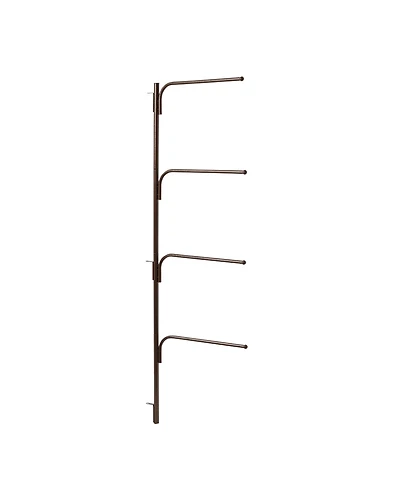Household Essentials Hinge-It Clutterbuster Family Towel Bar, Bronze