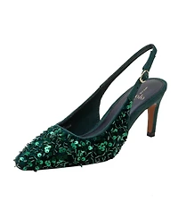 COSMO2 | Stiletto Heel Sequined Slingback Pump