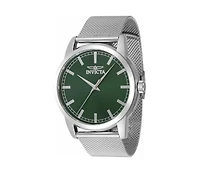 Invicta Men's 48507 Celestial Quartz 3 Hand Green Dial Watch