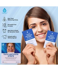 Pursonic Complete Smile Whitening Bundle – Led Whitening Kit + Whitening Pens + Professional Whitening Strips