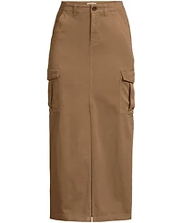 Lands' End Women's Cool Fade Cargo Maxi Skirt