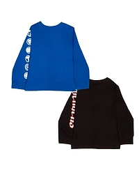 Avengers Little Boys 2 Piece Long Sleeve Graphic T-Shirt Outfit Set