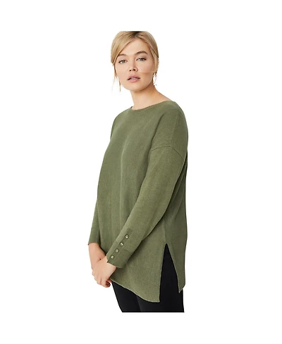 ellos Women's Boatneck Sweater Tunic