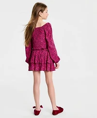 With Jules Girls 7 16 Tiered Skater Skirt Milkmaid Top