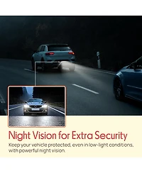 Pyle Rearview Back-Up Camera - Parking Reverse Cam with Distance Scale Line Display, Night Vision, Waterproof, PLCM11