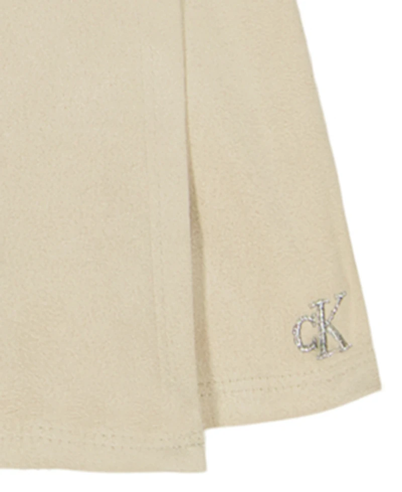 Calvin Klein Girls 4-6X 2-Piece Long-Sleeve Top and Skirt Set
