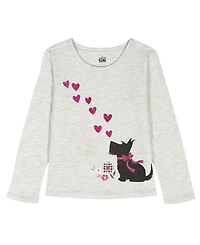 Kids Headquarters Girls 2T-4T 3-Piece Vest, T-Shirt, and Leggings Set