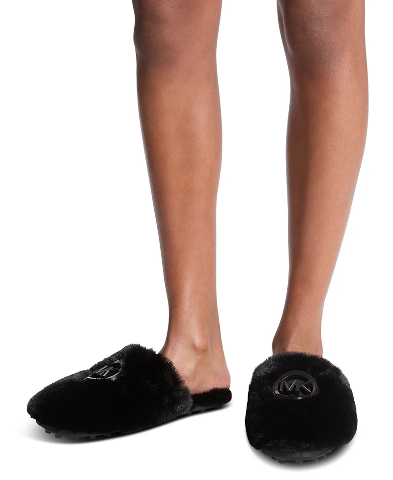 Michael Kors Women's Ada Round Toe Charm Slippers