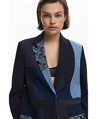 Desigual Women's Patchwork blazer