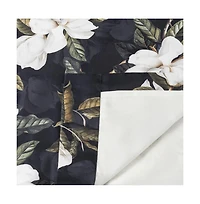 Ellis Curtain Magnolia Lined 3" Rod Pocket Curtain Panel Pair with Tiebacks 100" x 63