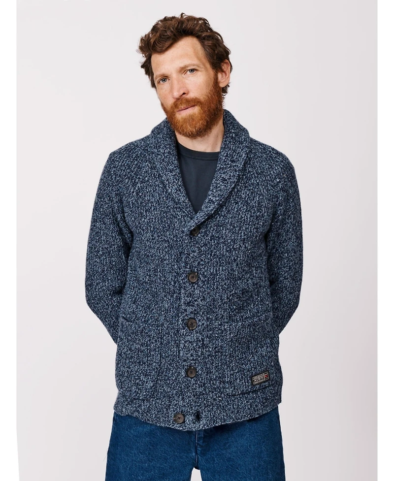 Aubin Men's Studham Shawl Collar Cardigan