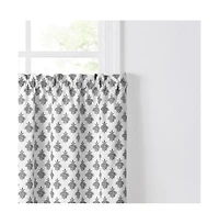 Ellis Curtain Manchester Window Treatment 1.5" Rod Pocket 100% Cotton Curtain Tiers 50" x 30