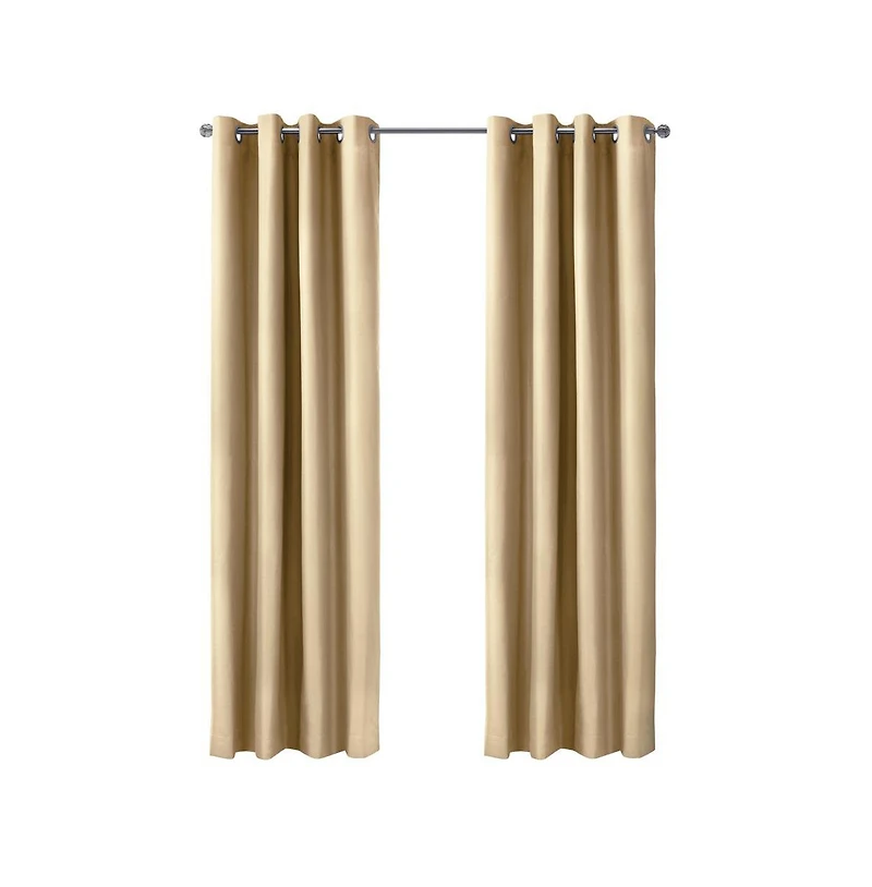 Thermaplus Alpine Blackout Premium Stylish and Functional Grommet Curtain Panel 52" x Taupe