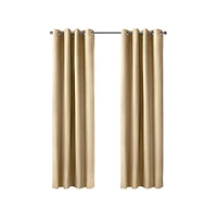 Thermaplus Alpine Blackout Premium Stylish and Functional Grommet Curtain Panel 52" x Taupe