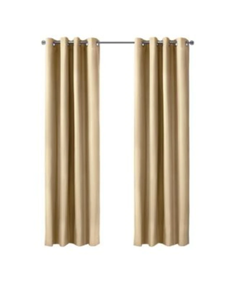 Thermaplus Alpine Blackout Premium Stylish Functional Grommet Curtain Panel 52 X22 X Taupe