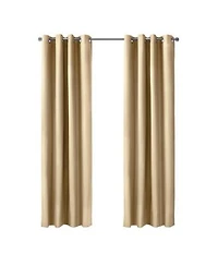 Thermaplus Alpine Blackout Premium Stylish Functional Grommet Curtain Panel 52 X22 X Taupe