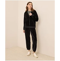 Pact Women's Organic Cotton Velour Zip Hoodie