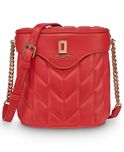 Karl Lagerfeld Paris Lafayette Leather Crossbody Bag