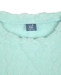 Max & Olivia Girls 6-16 2-Piece Long-Sleeves Top and Jogger Pants Pajama Set