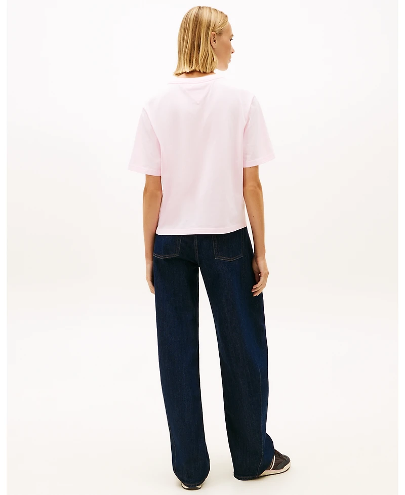 Tommy Jeans Women's Boxy Badge Crewneck T-Shirt