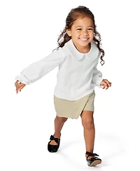 Calvin Klein Girls Toddler 2T-4T 2-Piece Long-Sleeve Top and Skirt Set