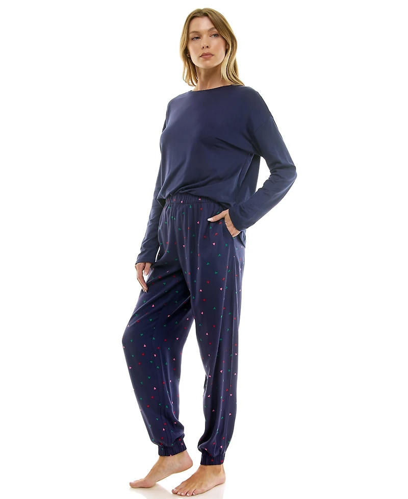 Roudelain Women's Contrast Waistband Joggers