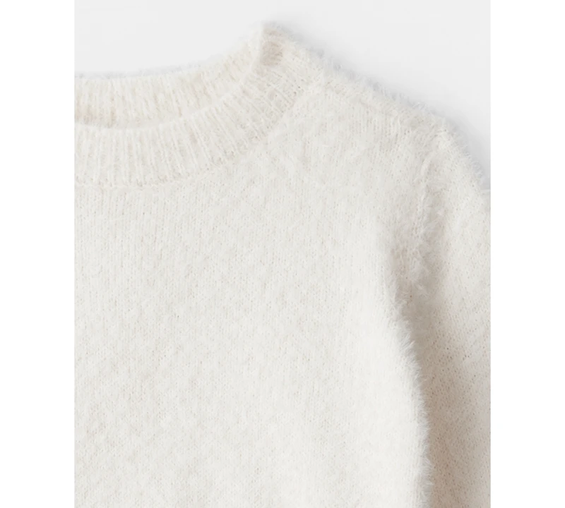 Carter's Girls Toddler 2T-5T Brushed Crewneck Sweater