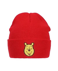 Winnie the Pooh Men's Embroidery Acrylic Knit Cuff Beanie
