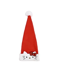 Hello Kitty Men's Face Embroidery Cuff Acrylic Santa Hat