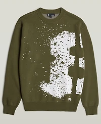 G-Star Raw Men's Sprayed 89 Pull-On Knit Sweater