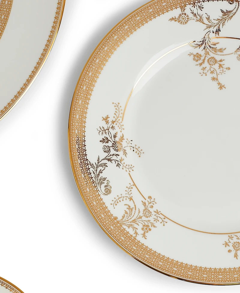 Vera Wang Wedgwood Dinnerware, Lace Gold 10 Piece Set