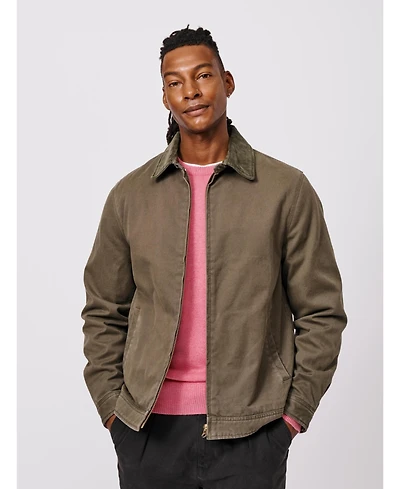 Aubin Men's Newland Canvas Harrington Jacket