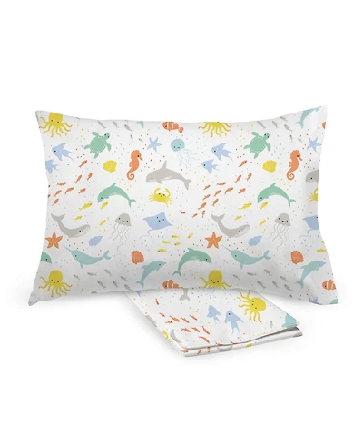 BreathableBaby Toddler Cotton Percale Pillowcase, For 13" x 18"/33 46 cm Pillow (2-Pack)