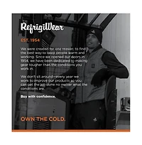 RefrigiWear Men's Dual-Layer Knit Insulated Gloves